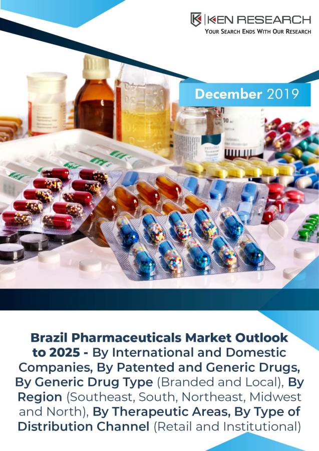 Brazil Pharmaceuticals Market is driven by Growing Number of Generic Drugs for advanced Diseases coupled with Increasing Per Capita Healthcare Expenditure in the Country: Ken Research
